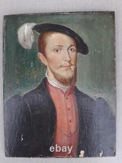 Portrait of a Gentleman, Oil on wood