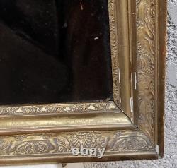 Portrait of a Man. Oil Painting on Wood Panel 19th Century