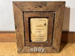 Portrait of a little girl signed and dated 1884, very beautiful gilded wooden frame