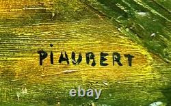 Post-Impressionist painting by Jean PIAUBERT, Oil on cardboard, French School