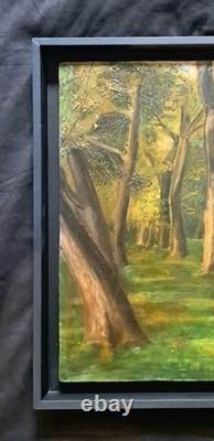 Post-Impressionist painting by Jean PIAUBERT, Oil on cardboard, French School