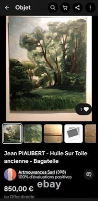 Post-Impressionist painting by Jean PIAUBERT, Oil on cardboard, French School