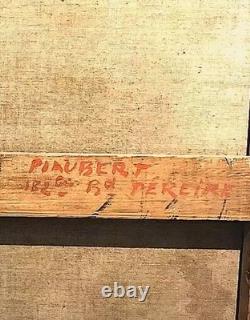 Post-Impressionist painting by Jean PIAUBERT, Oil on cardboard, French School