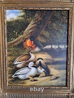 Pretty 20th Century Paintings, Oil Painting On Wooden Panels