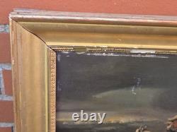 RIOL After Beauce Cavalry Officers Oil Painting on Wood Panel