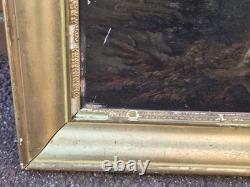 RIOL After Beauce Cavalry Officers Oil Painting on Wood Panel