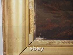 RIOL After Beauce Cavalry Officers Oil Painting on Wood Panel