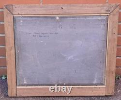 RIOL After Beauce Cavalry Officers Oil Painting on Wood Panel