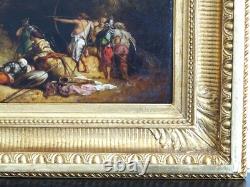 ROMANTIC / ORIENTALIST PAINTING 19th - SHOOTING TRAINING - ADRIEN GUIGNET