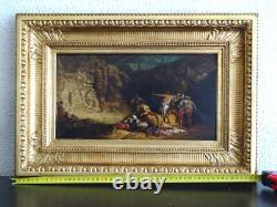 ROMANTIC / ORIENTALIST PAINTING 19th - SHOOTING TRAINING - ADRIEN GUIGNET