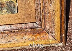 R. H. LAROSA. 1966. Coastal Scene. Oil painting on wood panel signed