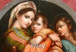 Raphael Raffello Sanzio Madonna Della Seggiola Sedia Copy Painting Virgin Child