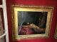 Rare Orientalist Painting Of The Nineteenth Oil On Canvas With Its Gilt Wood Frame