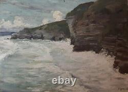 Rare Painting Basque Country Charles Ogier 1856 1897 Saint-jean-de-luz XIX È Arrested