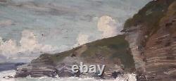 Rare Painting Basque Country Charles Ogier 1856 1897 Saint-jean-de-luz XIX È Arrested