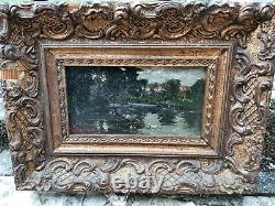 Rare work of the Italian painter Angelo Garrino (1860-1915)