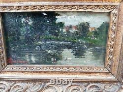 Rare work of the Italian painter Angelo Garrino (1860-1915)