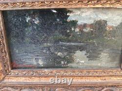 Rare work of the Italian painter Angelo Garrino (1860-1915)