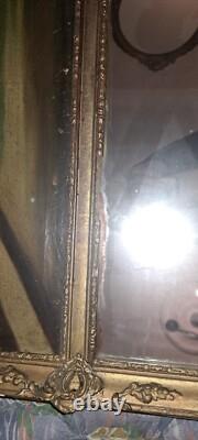 Regency Period Trumeau, 19th Century, Oil Painting on Wood