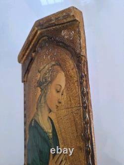 Reproduction Oil Painting on Wood Icon Madonna by Lippi Religious Painting