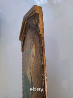Reproduction Oil Painting on Wood Icon Madonna by Lippi Religious Painting