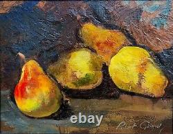 Robert Girard (besançon, 1913) Still Life With Pears Tableau