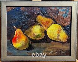 Robert Girard (besançon, 1913) Still Life With Pears Tableau