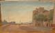 Roland Chavenon (1895-1969) Oil Painting Landscape, Port Of Toulon, Var, Marine, 1940