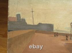 Roland CHAVENON (1895-1969) Oil Painting Landscape, Port of Toulon, Var, Marine, 1940 Roland CHAVENON (1895-1969) Oil Painting Landscape, Port of Toulon, Var, Marine, 1940