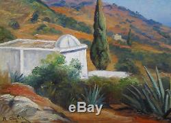 Romeo Aglietti Painting Orientalist Landscape Algeria Orientalism Alger Painter