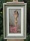 Salvatore Rodriguez (1957 -) Nude Woman Oil On Wood, Signed, With Frame