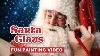 Santa Claus ?? Fun Painting Video Christmas Arts And Crafts Short Ambiance Movie Jazz Music