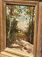 "signed Blanquer Landscape: Woods And Village View Oil Painting On Canvas"