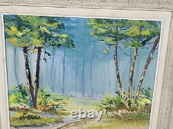 Signed DUCHEIN Tableau Landscape Underwood Oil Painting on Isorel Panel