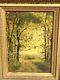 Signed Painting Of Forest Landscape In Oil On Canvas