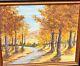 Signed Painting. P. Lassalle. Landscape Under Wood. Oil Painting On Canvas.