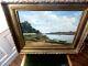 Signed Painting By Chantron A J Landscape Of Ria Oil On Wood Panel Nantes Hsp