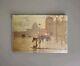 Small Oil On Wood Of Parisian Animated Life Early 20th Century Signed R Lamoré