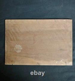 Small Oil on Wood of Parisian Animated Life Early 20th Century Signed R Lamoré