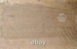 Small Oil on Wood of Parisian Animated Life Early 20th Century Signed R Lamoré