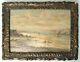 Small Painting 19th Century Marine Boat Sea Signed Maurice Furt