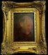 Small Painting Oil On Wood- Portrait Of The Inquisitor Bernard Guy -xix Eme
