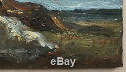 Small Table Scene Mythological Couple Landscape Sea Chavard Auguste (1810-1885)