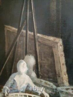 Splendid Oil Painting On Still Life Self-portrait Panel