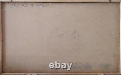 Still Life with Fish-Crustaceans-Pitchers Large Modern Oil Painting Signed