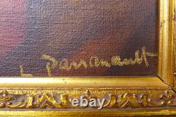 Still Life with Oranges, Signature to Decipher, Oil on Wood (40x30)