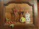 Still Life Signed (luc) Saffroy Oil On Wood Panel P140