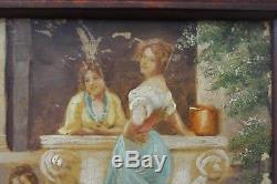 Sublime Painting Impressionist Oil! Italian French 1900's Or Before