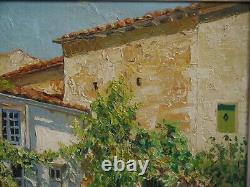 Sunny Flowered Garden House. Yvon DIEULAFE (1903-1990). Saint Gilles croix vie