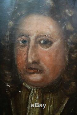Sup. Portrait Of An Aristocrat, Eighteenth Century Oil On Canvas, Good Condition, (1 Of 2)